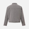 Rebel Faded Heavyweight Fringe Zip Denim Jacket