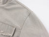 Rebel Faded Heavyweight Fringe Zip Denim Jacket