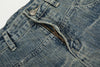 Metro Rebel Faded Rinse Denim Bell Leg Denim