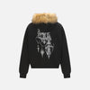 Tag Art Fur Zip Hood