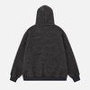 Euro Stripe Fur Relaxed Hood