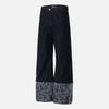Metro Fur Edge Turn Up Denim