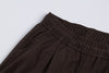 Wide Leg Beli Lastikli Jogger, model üzerinde — Navra Wear