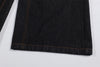 Harf Baskılı Jean Pantolon, yakın çekim — Navra Wear