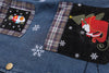 Embroidered Rebel Cartoon Denim Jacket