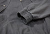 2000s Large Pocket Heavy Metal Washed Denim Jacket