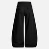 Wide Leg Cep Detaylı Pantolon, yakın çekim — Navra Wear