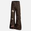 Modern Niche Relaxed Bell Utility Denim