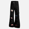 Modern Niche Relaxed Bell Utility Denim