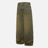 Heritage Yellow Dyed Old Washable Denim