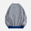 Varsity Stitch Round Neck Sweatshirt