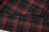 Leather-Touch Plaid Single Breasted Shirt