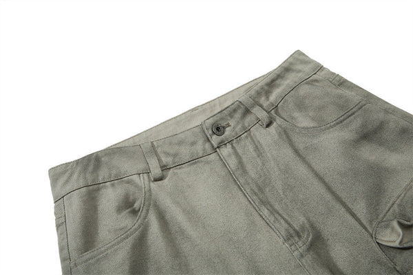 Chic Earth-Friendly Tooling Bell-Leg Utility Denim alternatif görünüm