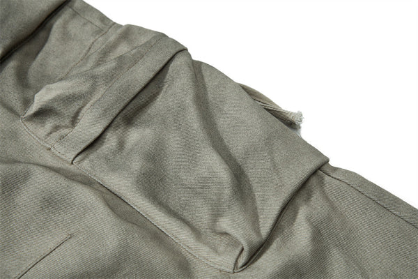 Eco-Friendly Stylish Tooling Flare Leg Jeans alternatif görünüm