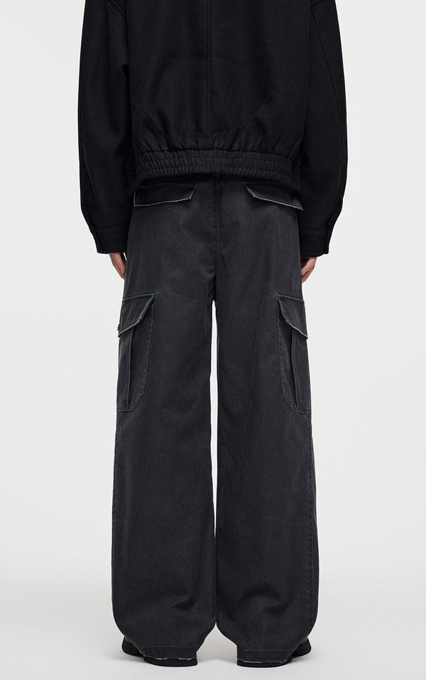 2000s Classic Deconstructed Field Pants alternatif görünüm