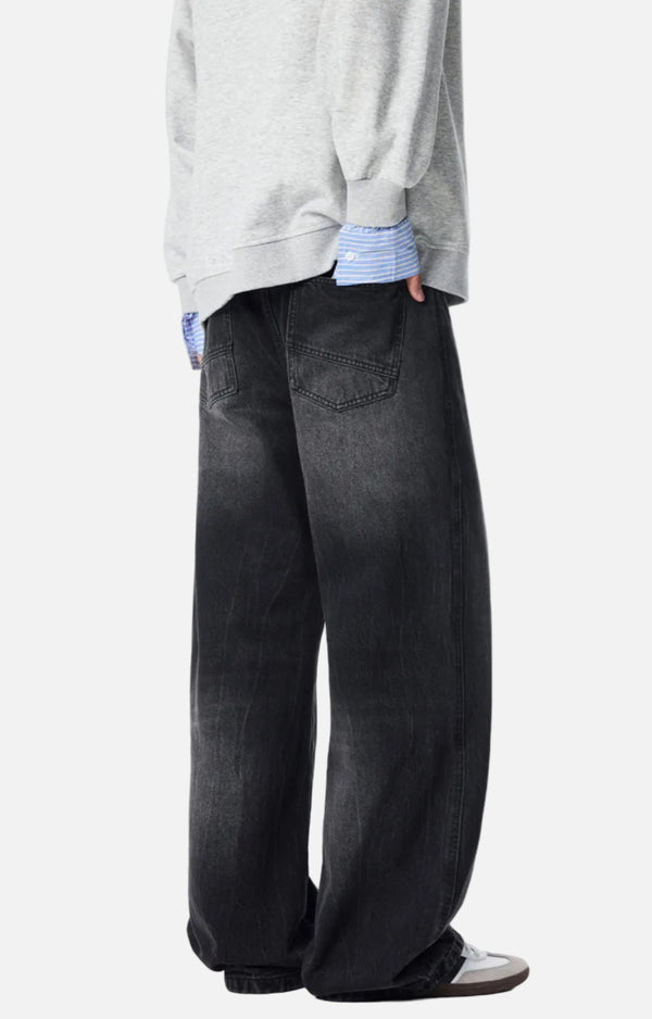 Cleanfit Whiskers Bell Leg Rinse Denim alternatif görünüm