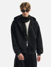 Sharp Double Zip Hood Sweatshirt