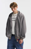 Fermuarlı Basic Sweatshirt, kombin görünüm — Navra Wear