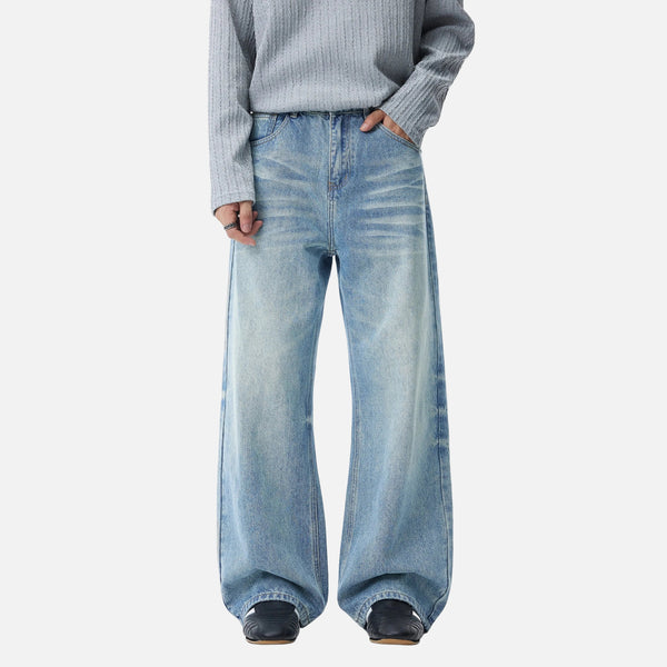 Metro Rinse Cat Whisker Relaxed Denim alternatif görünüm