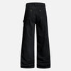 Modern Print Design Bell Leg Denim Utility Denim