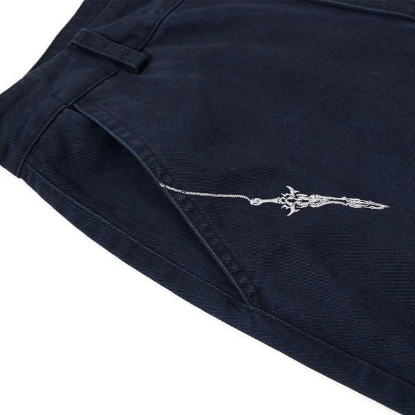 Workshop Embroidered Flare Leg Pants alternatif görünüm