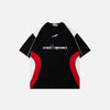 Hipster Drop-Shoulder Spliced T-Shirt