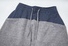 Two-Tone Wide-Leg Trousers