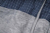 Two-Tone Wide-Leg Trousers