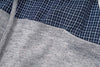Two-Tone Wide-Leg Trousers