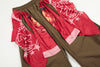 Draped Graphic Street Pants