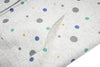 Polka Dot Full-Zip Sweatshirt Jacket
