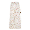 Vintage Wide Leg Karikatür Baskılı Pantolon, stil görünüm — Navra Wear
