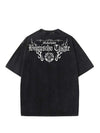 Shadow-Print Artwork Big-Silhouette T-Shirt