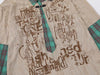 Raw-Edge Illustrated Full-Sleeve Shirt
