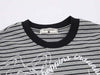 Çizgili Tişört, arka görünüm — Navra Wear