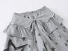 Wide Leg Yıldız Baskılı Jogger, yakın çekim — Navra Wear
