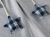 Ekose Bol Kesim Pantolon, detay görünüm — Navra Wear