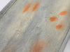 Faded Paint-Splatter Bell-Leg Denim