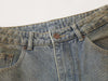 Faded Light Blue Bell-Leg Denim