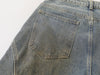 Faded Light Blue Bell-Leg Denim