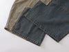 İspanyol Paça Mozaik Desenli Jean Pantolon, model üzerinde — Navra Wear