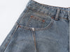 Faded Relaxed Denim - Bell Leg