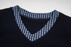 Scarf Mock Checkered T-Shirt