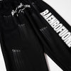 Wide Leg Grafiti Baskılı Jogger, arka görünüm — Navra Wear