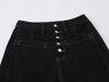 High-Waisted Bell-Leg Denim