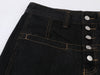 Yüksek Bel İspanyol Paça Jean Pantolon, detay görünüm — Navra Wear