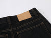 Yüksek Bel İspanyol Paça Jean Pantolon, yakın çekim — Navra Wear