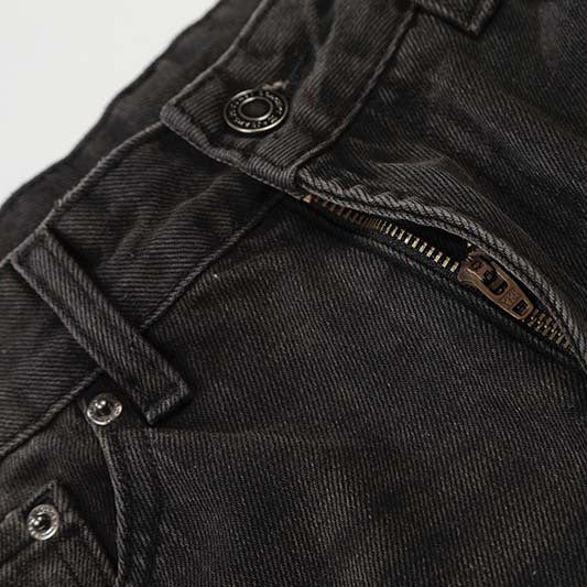 Faded Bell-Leg Denim alternatif görünüm