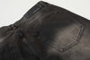 Yıkanmış İspanyol Paça Jean Pantolon, kombin görünüm — Navra Wear