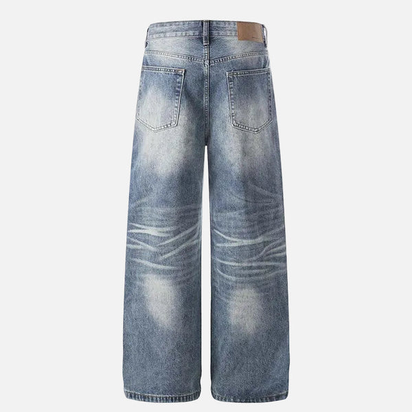 Faded Bell-Leg High-Waisted Denim alternatif görünüm
